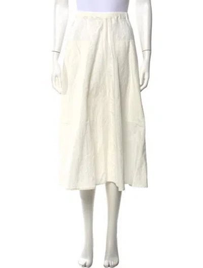 Pre-owned Sofie D'hoore Midi Length Skirt In White
