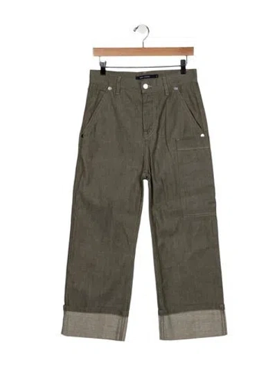 Pre-owned Sofie D'hoore Mid-rise Straight Leg Jeans In Grey