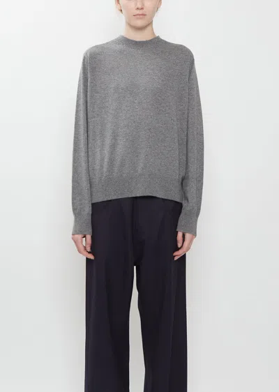 Sofie D'hoore Minos Cashmere Crewneck Sweater In Gray