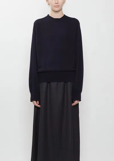 Sofie D'hoore Minos Cashmere Crewneck Sweater In Midnight