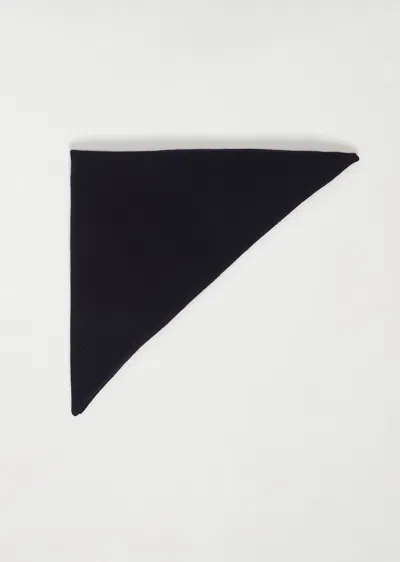 Sofie D'hoore Monk Cashmere Triangle Scarf In Midnight