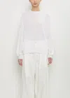 Sofie D'hoore Muscat Wool Crewneck Pullover In White