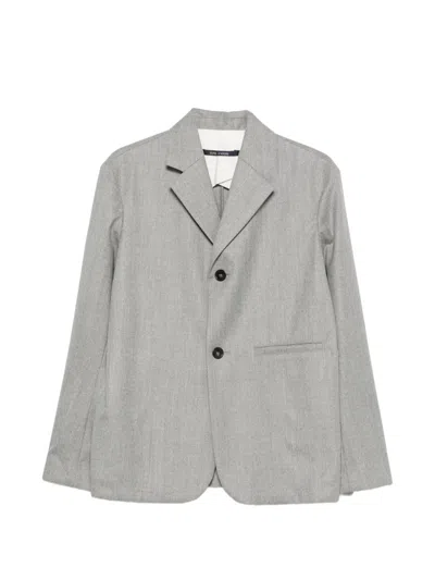 Sofie D'hoore Notched-lapel Button-up Blazer In Animal Print