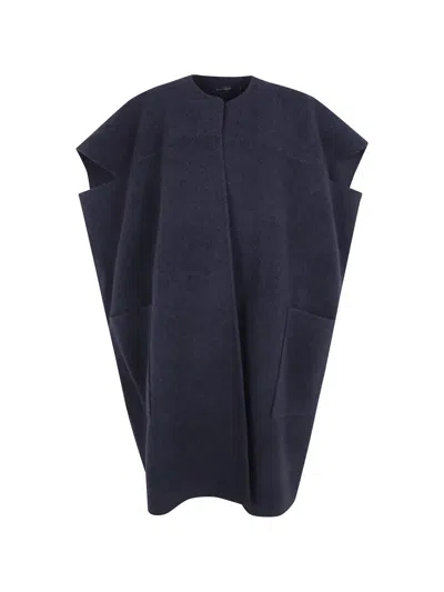 Sofie D'hoore Oversized Wool Jacket In Blue