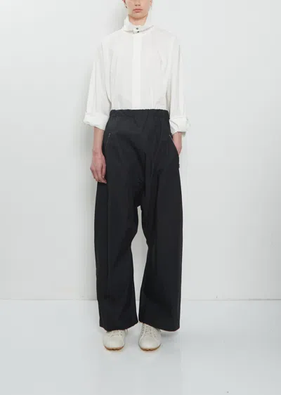 Sofie D'hoore Pack Side Zip Cotton Pant In Black