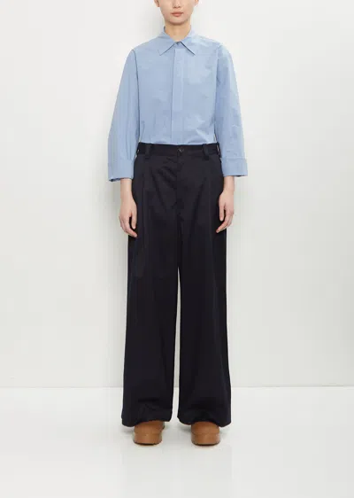 Sofie D'hoore Pasadena Cotton Darted Pants In Blue