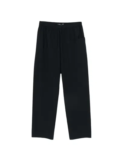Sofie D'hoore Paz Elasticated-waistband Straight-leg Trousers In Black
