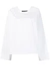Sofie D'hoore Plain Long-sleeve Blouse In White