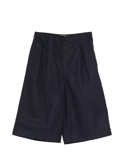 Sofie D'hoore Pleated Elasticated-waist Shorts In Blue