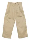 Sofie D'hoore Pleated-front Trousers In Brown