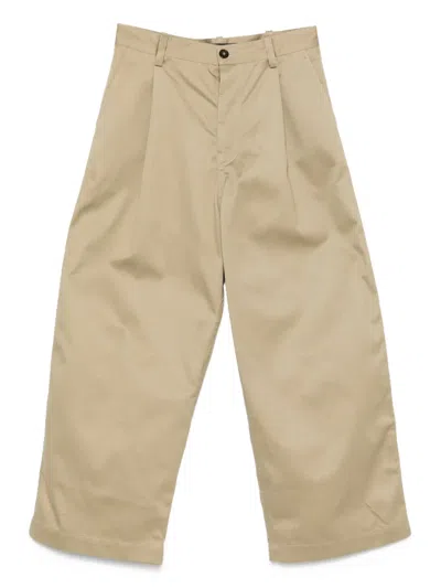 Sofie D'hoore Pleated-front Trousers In Brown