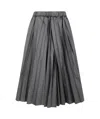 Sofie D'hoore Safi Sun Pleated Skirt In Black