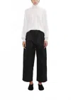 Sofie D'hoore Polk Satin Cargo Pant In Black In Black