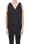Sofie D'hoore Popeline Cotton Top In Black