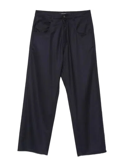 Sofie D'hoore Ptill Wool Trousers In Blue