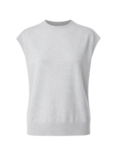 Sofie D'hoore Relaxed Crew-neck Vest In Gray