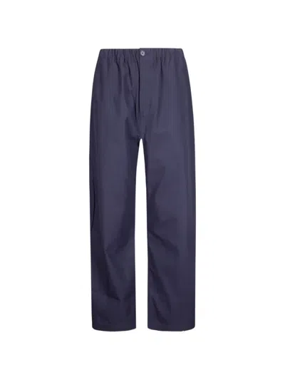 Sofie D'hoore Relaxed Low Crotch Trousers In Blue