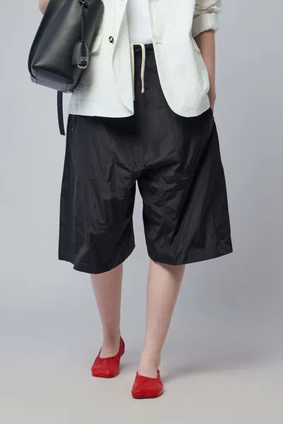 Sofie D'hoore Relaxed W. Zippockets Extra Low Crotch Short In Black