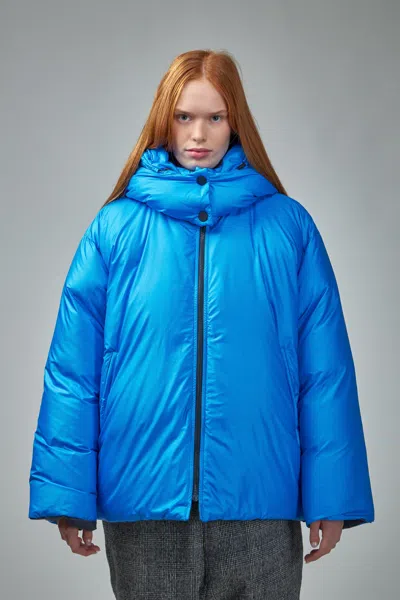 Sofie D'hoore Reversible Hooded Jacket Down Filled In Blue