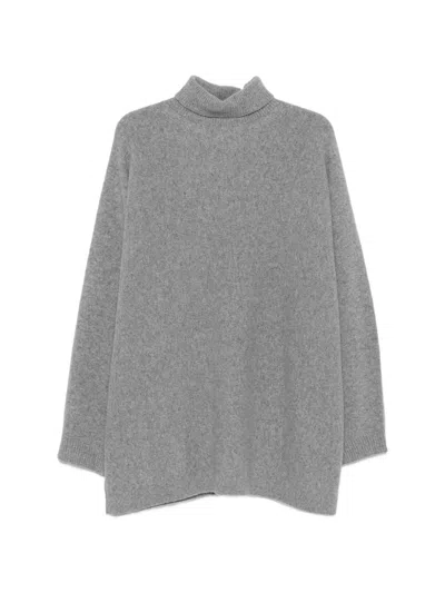 Sofie D'hoore Roll-neck Knitted Sweater In Gray