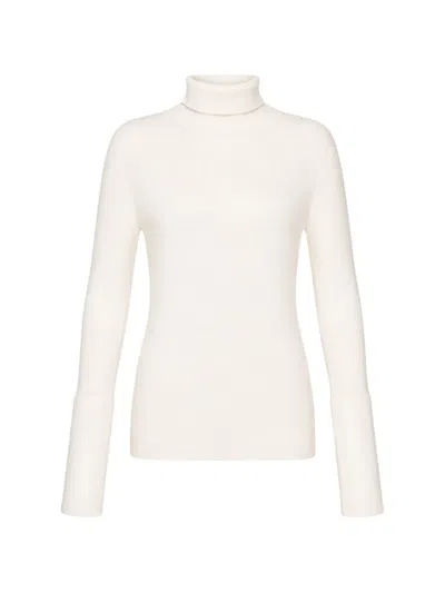 Sofie D'hoore Roll-neck Long-sleeve Sweater In White