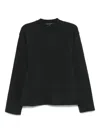 Sofie D'hoore Round-neck Wool Sweater In Black