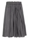 Sofie D'hoore Safi Sun Pleated Skirt In Grey