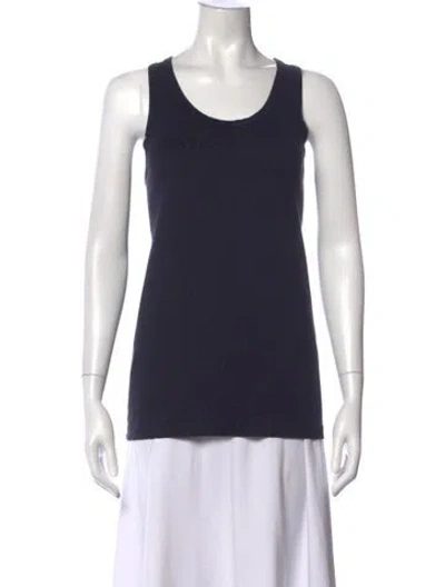Pre-owned Sofie D'hoore Scoop Neck Sleeveless Top In Blue