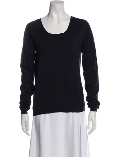 Pre-owned Sofie D'hoore Scoop Neck Sweater In Blue