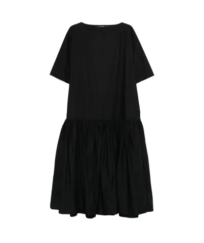 Sofie D'hoore Short Sleeve Dress In Black