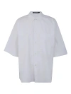 SOFIE D'HOORE SHORT SLEEVE SHIRT WITH FRONT PLACKET