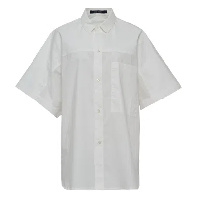 Sofie D'hoore Short Sleeve Top With Pokcet In White