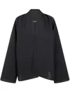 Sofie D'hoore Cairo Washed Denim Kimono Jacket In Midnight