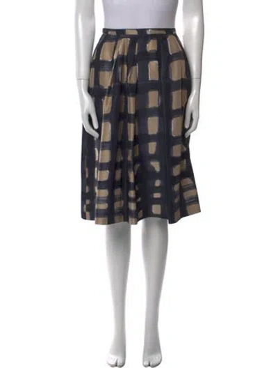 Pre-owned Sofie D'hoore Silk Knee-length Skirt In Blue