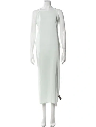 Pre-owned Sofie D'hoore Silk Long Dress In Green