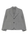 Sofie D'hoore Single-breasted Blazer In Gray
