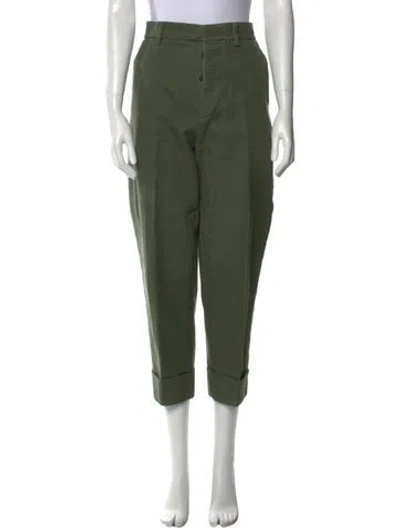 Pre-owned Sofie D'hoore Skinny Leg Pants In Green