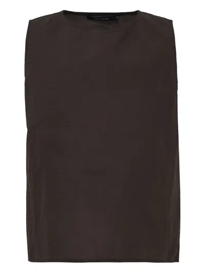 SOFIE D'HOORE SLEEVELESS SIDE-SPLIT TOP
