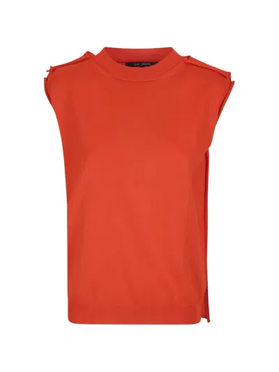 Sofie D'hoore Sleeveless Sweater In Red