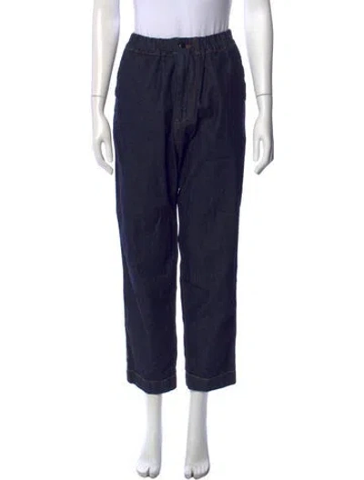 Pre-owned Sofie D'hoore Straight Leg Pants In Blue