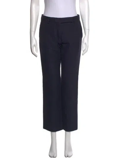 Pre-owned Sofie D'hoore Straight Leg Pants In Blue