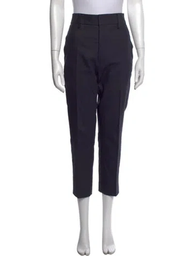 Pre-owned Sofie D'hoore Straight Leg Pants In Blue