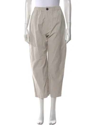 Pre-owned Sofie D'hoore Straight Leg Pants In Gray