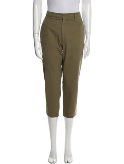 Pre-owned Sofie D'hoore Straight Leg Pants In Green