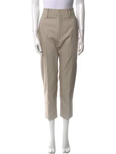 Pre-owned Sofie D'hoore Straight Leg Pants In Neutral