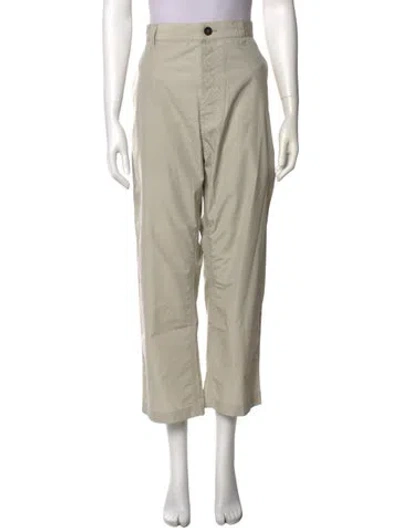 Pre-owned Sofie D'hoore Straight Leg Pants In Neutral