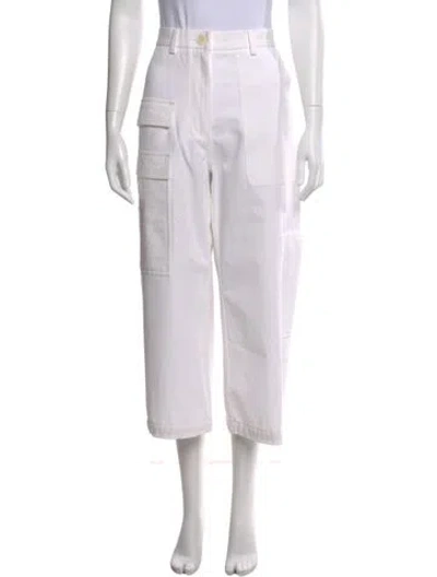 Pre-owned Sofie D'hoore Straight Leg Pants In Neutral