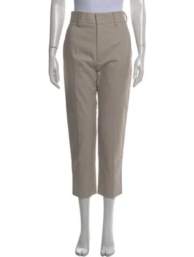 Pre-owned Sofie D'hoore Straight Leg Pants In Neutral