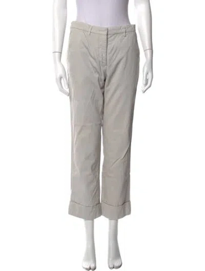 Pre-owned Sofie D'hoore Straight Leg Pants In Neutral