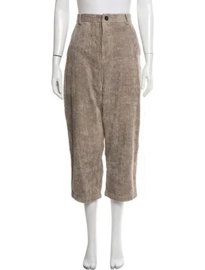 Pre-owned Sofie D'hoore Straight Leg Pants In Neutrals